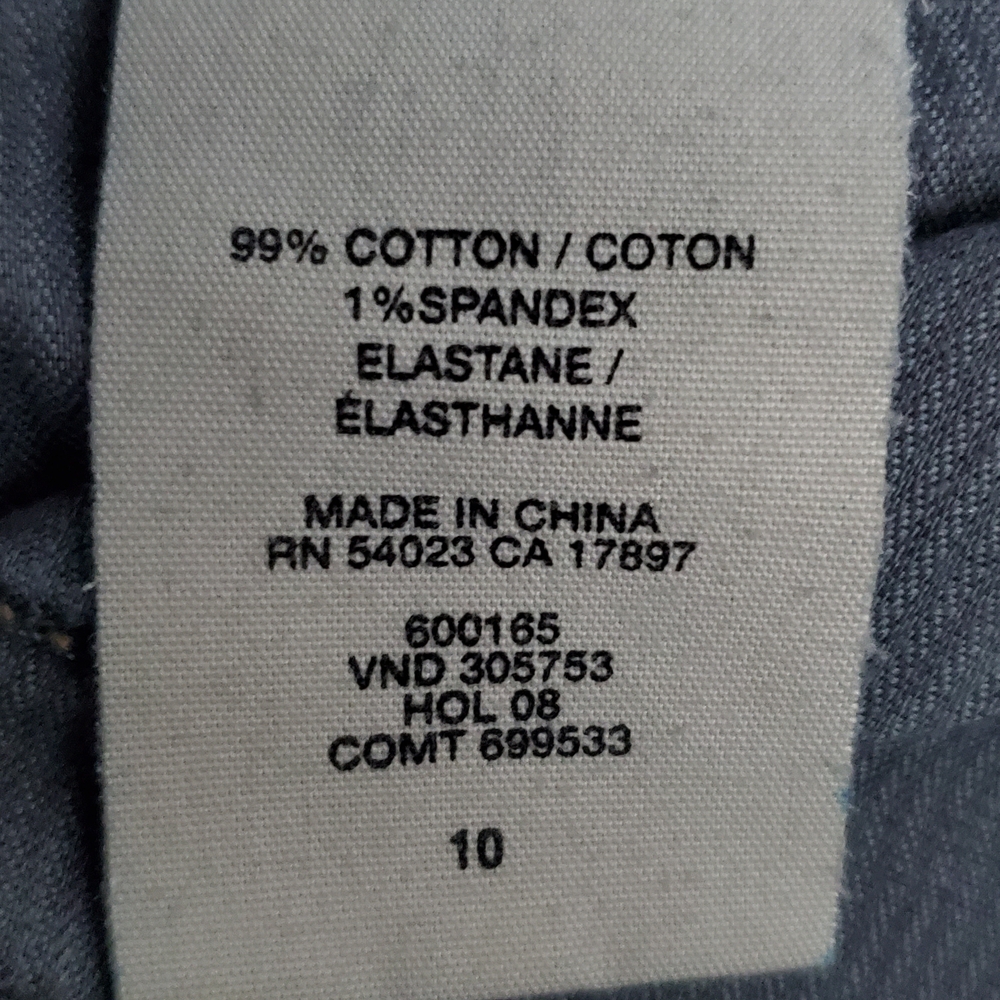 GAP Limited Edition Classic Blue Straight Leg Women's Jeans Size 10 - Picture 9 of 10